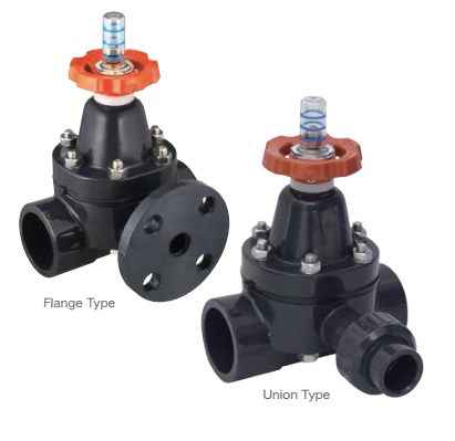 ESLON DEAD SPACE FREE TEE  TYPE DIAPHRAGM VALVE